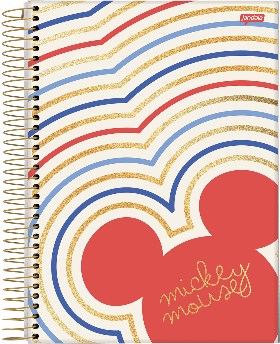 CADERNO ESPIRAL CAPA DURA 1/8 80 FOLHAS - MICKEY ARTS — miniatura 2