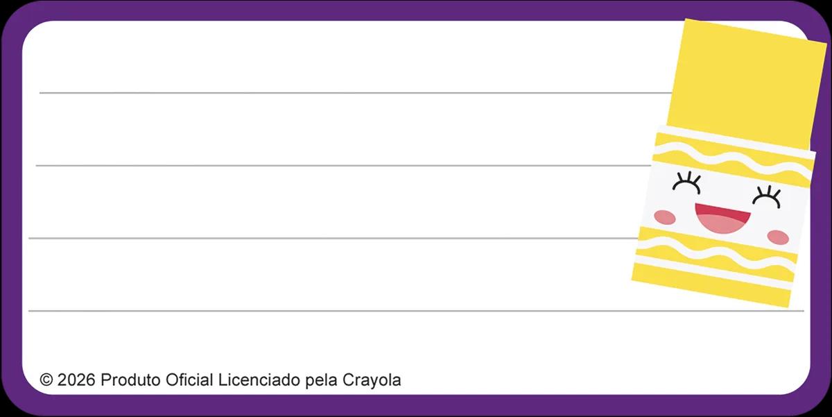 ETIQUETA DE IDENTIFICAÇÃO - CRAYOLA — miniatura 4