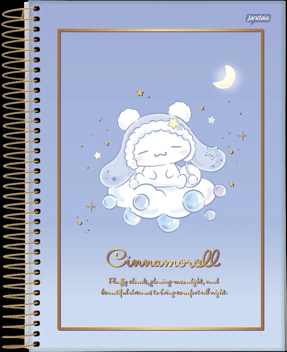 CADERNO ESPIRAL UNIVERSITÁRIO CAPA DURA 10 MATÉRIAS 160 FOLHAS - CINNAMOROLL — miniatura 5