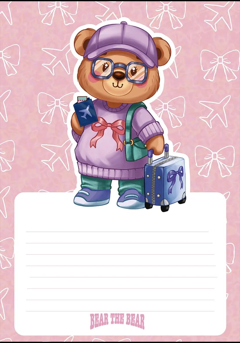CADERNO FLEXÍVEL PAPEL CARTA - BEAR THE BEAR — miniatura 3