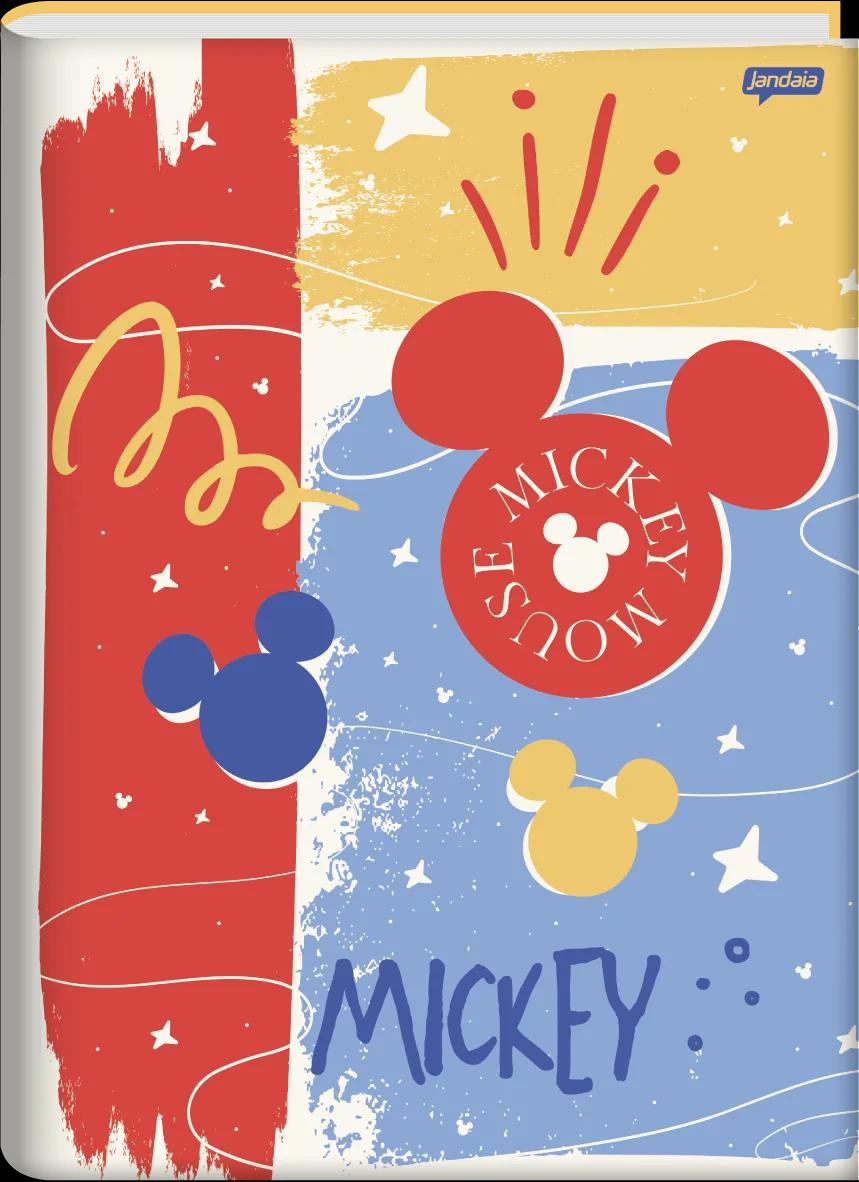 CADERNO BROCHURA CAPA DURA 1/4 80 FOLHAS - MICKEY ARTS — miniatura 2