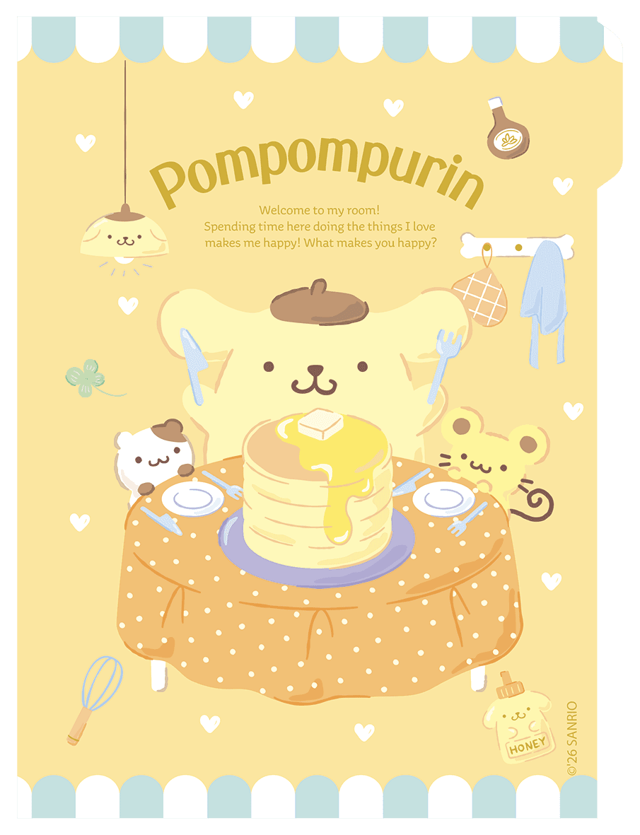 CADERNO COLLEGE CAPA DURA 80 FOLHAS ARGOLADO - POMPOMPURIN — miniatura 8