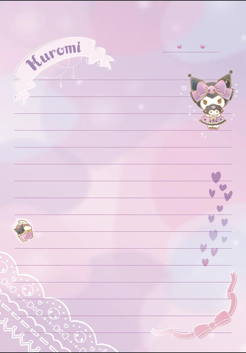CADERNO GARRA DUPLA FLEXÍVEL 80 FOLHAS - KUROMI — miniatura 3