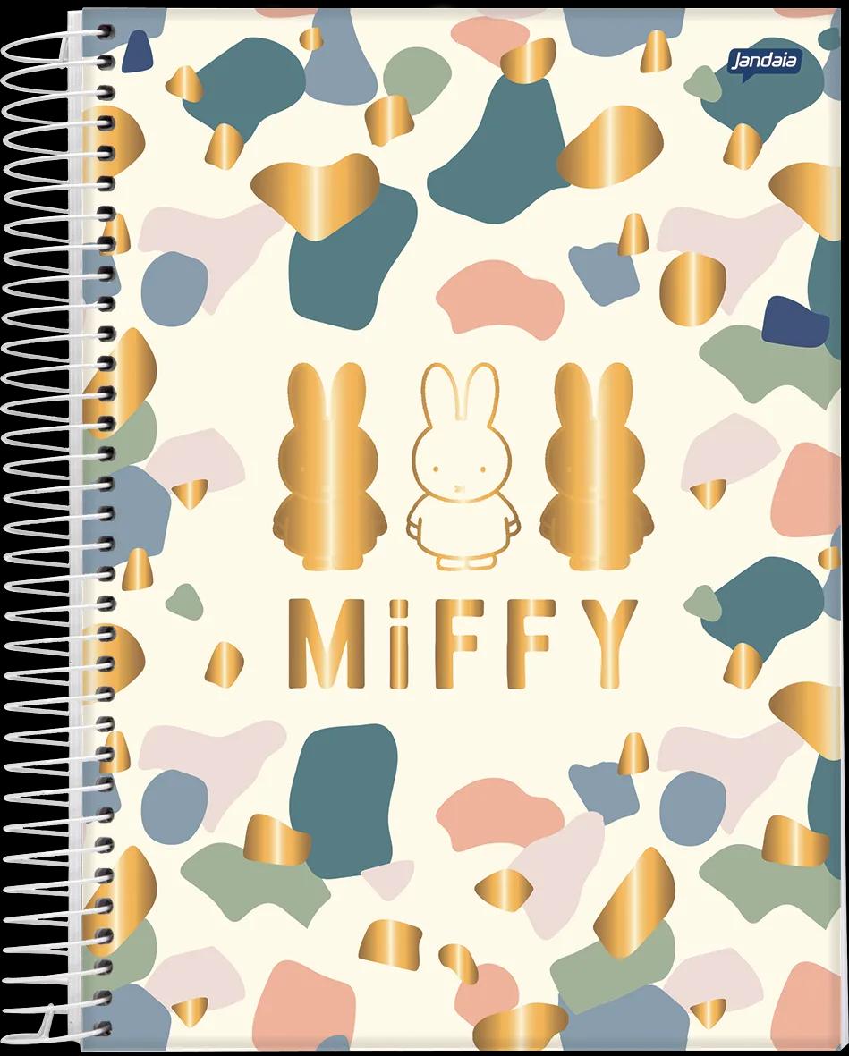 CADERNO ESPIRAL UNIVERSITÁRIO CAPA DURA 10 MATÉRIAS 160 FOLHAS - MIFFY — miniatura 8