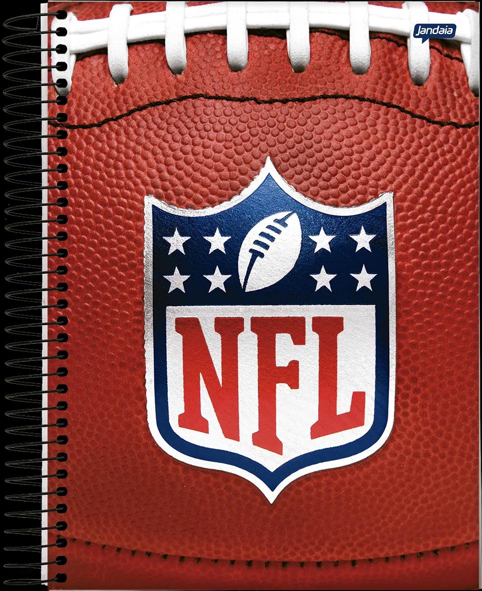 CADERNO ESPIRAL UNIVERSITÁRIO CAPA DURA 15 MATÉRIAS 240 FOLHAS - NFL — miniatura 3