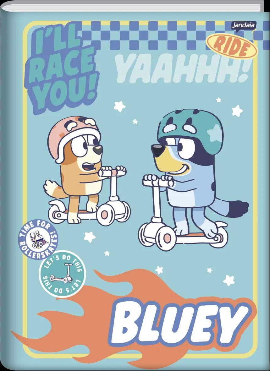 CADERNO BROCHURA CAPA DURA UNIVERSITÁRIO 80 FOLHAS - BLUEY