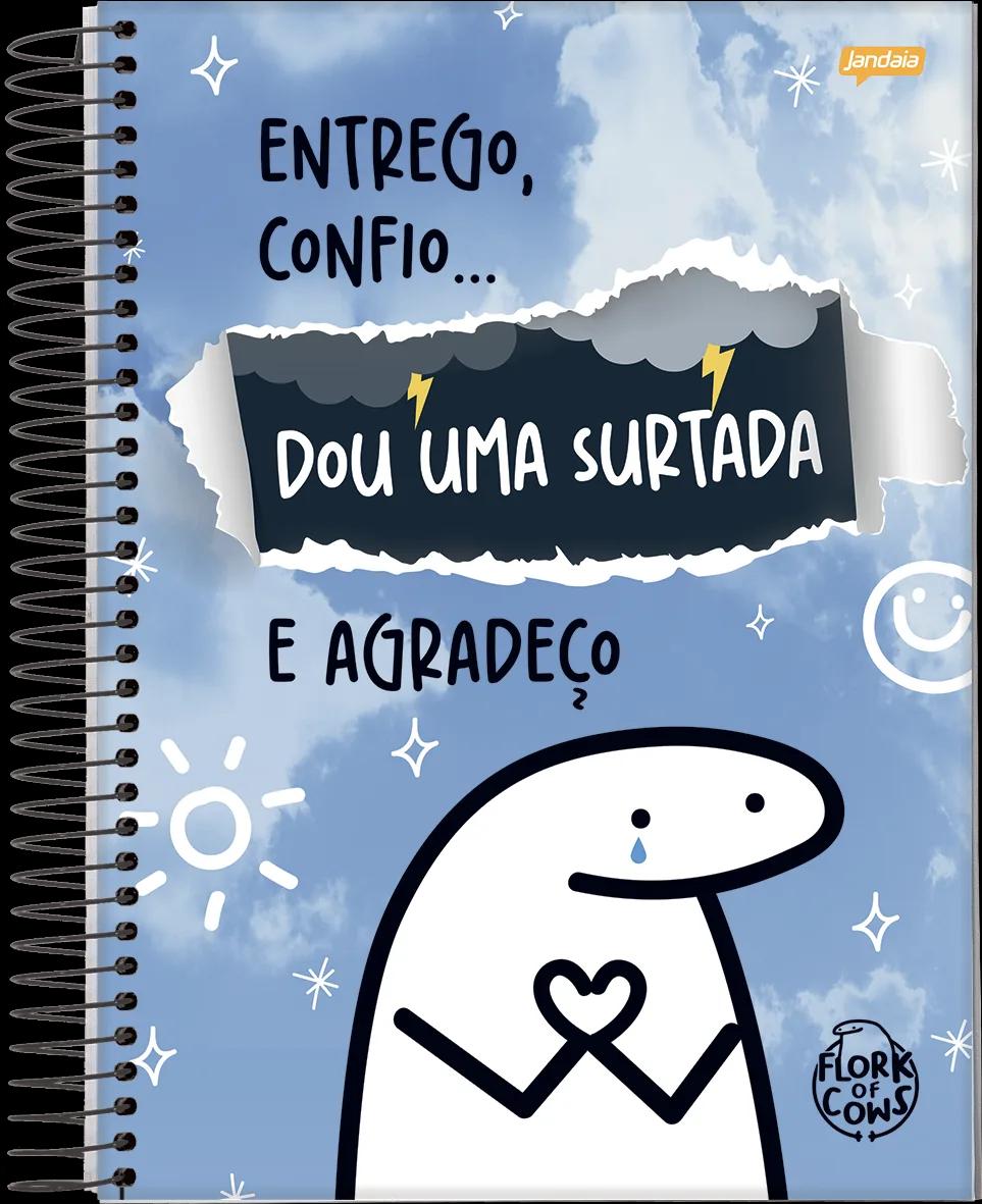 CADERNO ESPIRAL UNIVERSITÁRIO CAPA DURA 15 MATÉRIAS 240 FOLHAS - FLORK — miniatura 3