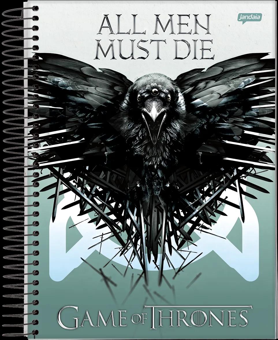 CADERNO ESPIRAL UNIVERSITÁRIO CAPA DURA 01 MATÉRIA 80 FOLHAS - GAME OF THRONES — miniatura 17