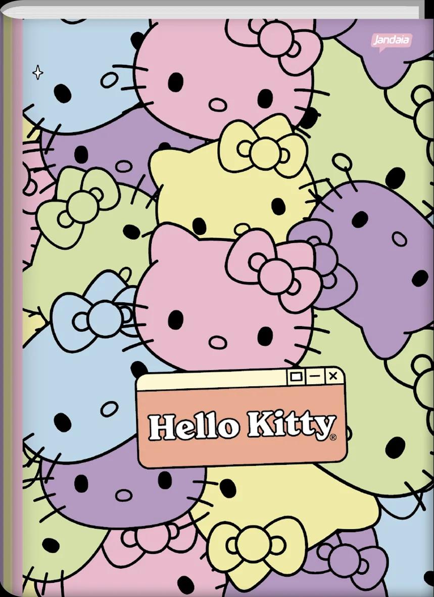 CADERNO BROCHURA CAPA DURA 1/4 80 FOLHAS - HELLO KITTY — miniatura 5