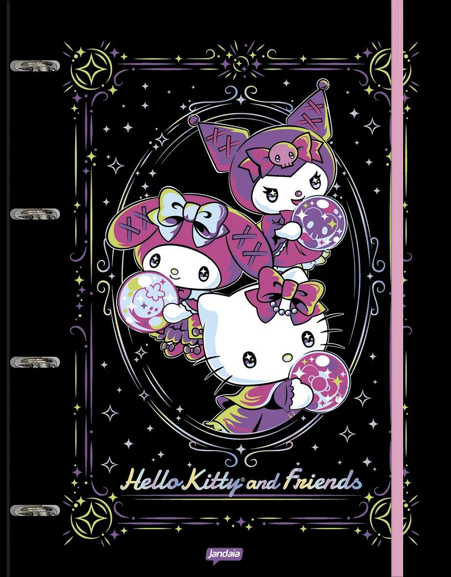 CADERNO ARGOLADO UNIVERSITÁRIO 80 FOLHAS - BESTIES FOREVER