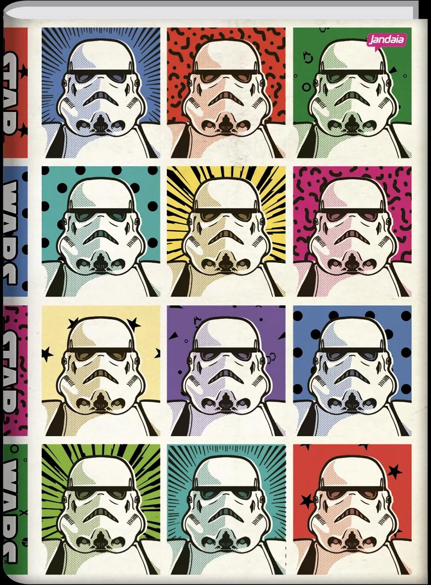 CADERNO BROCHURA CAPA DURA 1/4 80 FOLHAS - STAR WARS — miniatura 4