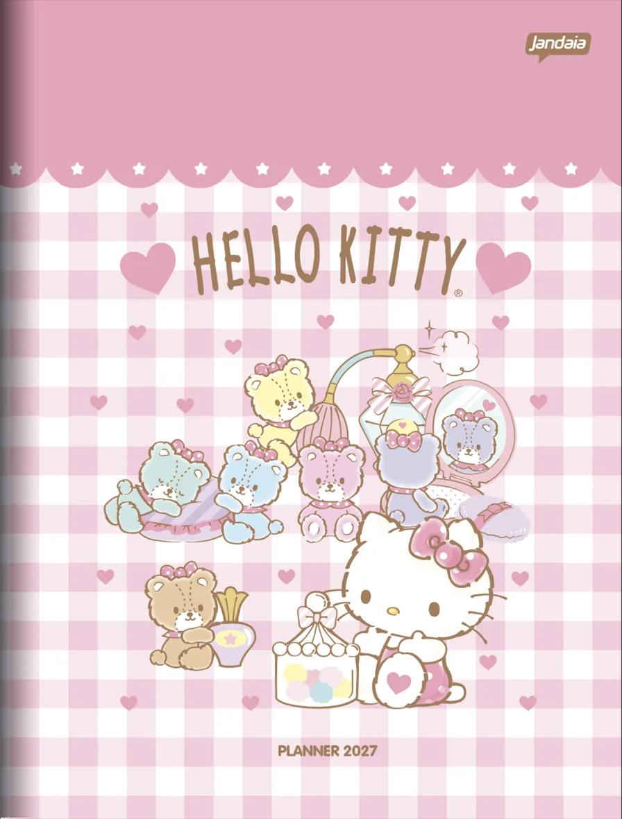 AGENDA DIARIA FLEXÍVEL 190X248MM - HELLO KITTY