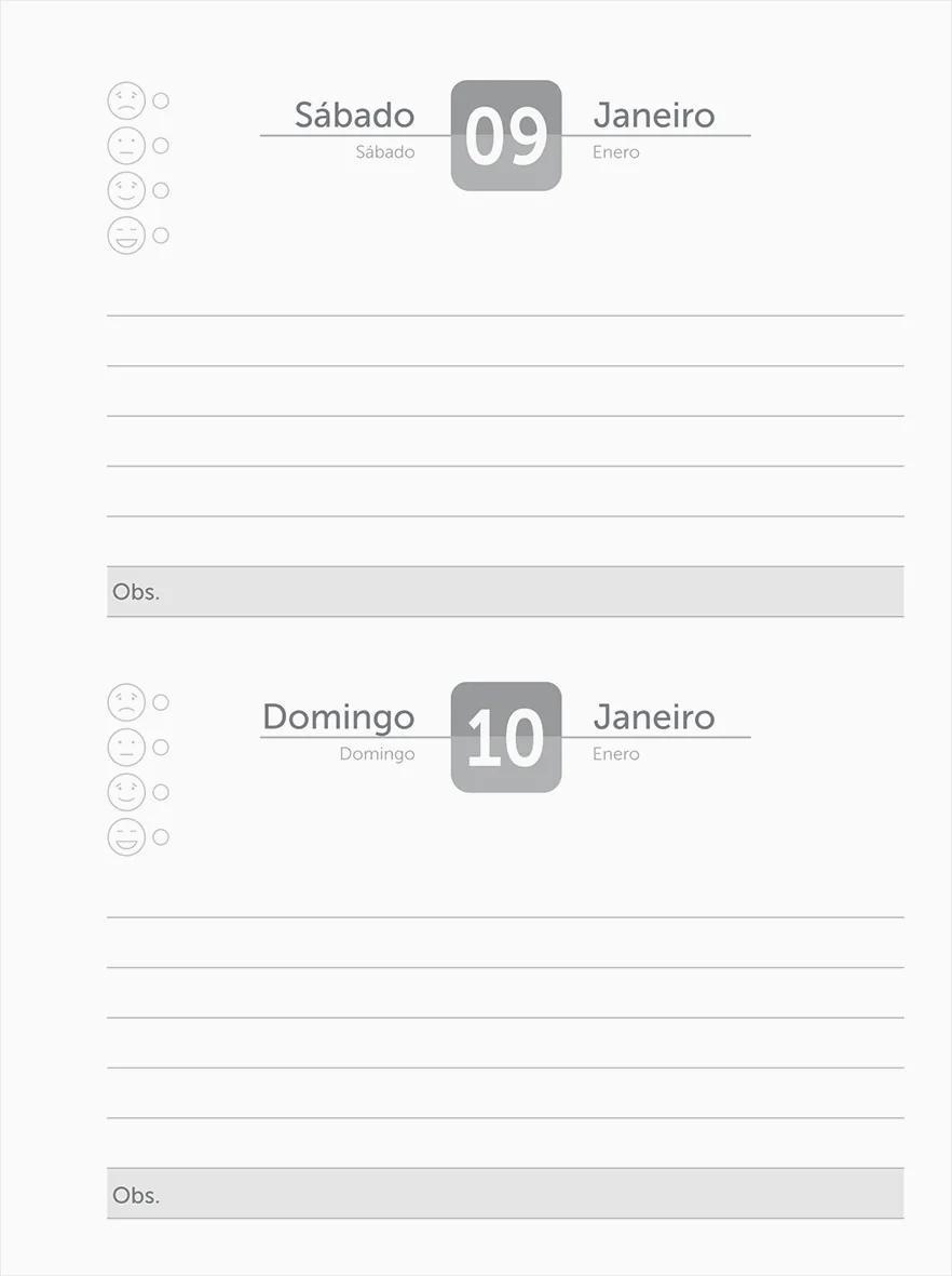 AGENDA DIARIA ESPIRAL 133X178MM - STILO — miniatura 9