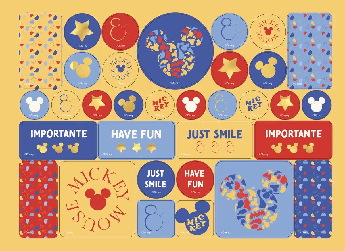 CADERNO ESPIRAL CAPA DURA 80 FOLHAS CARTOGRAFIA - MICKEY ARTS