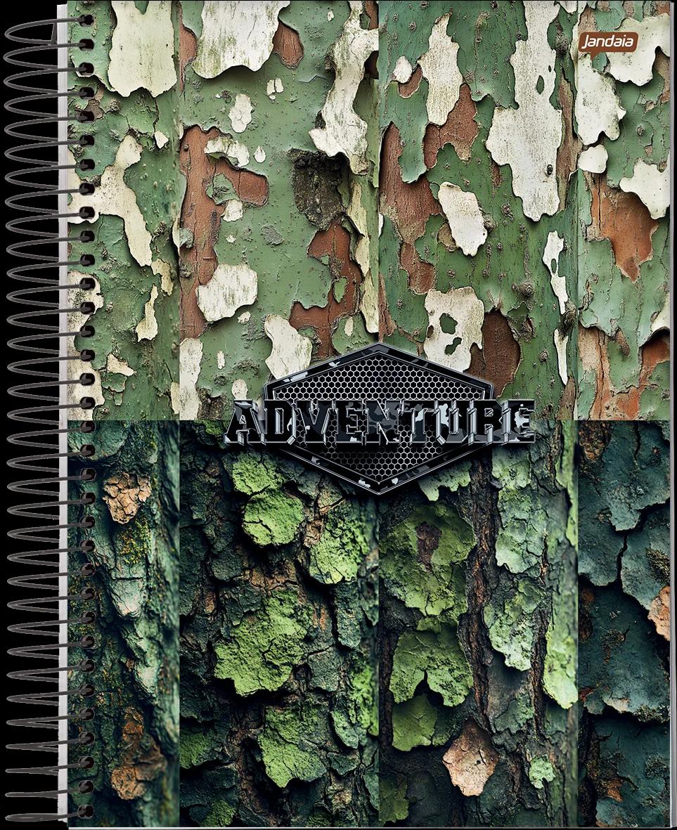 CADERNO ESPIRAL UNIVERSITÁRIO CAPA DURA 10 MATÉRIAS 160 FOLHAS - ADVENTURE — miniatura 4