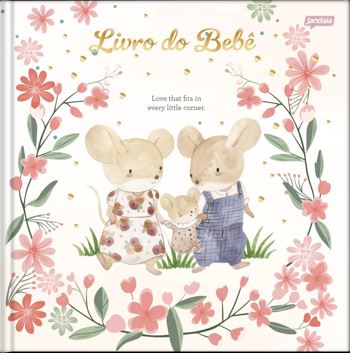 CADERNO LOMBADA QUADRADA CAPA DURA BEBÊ - PUPPIES