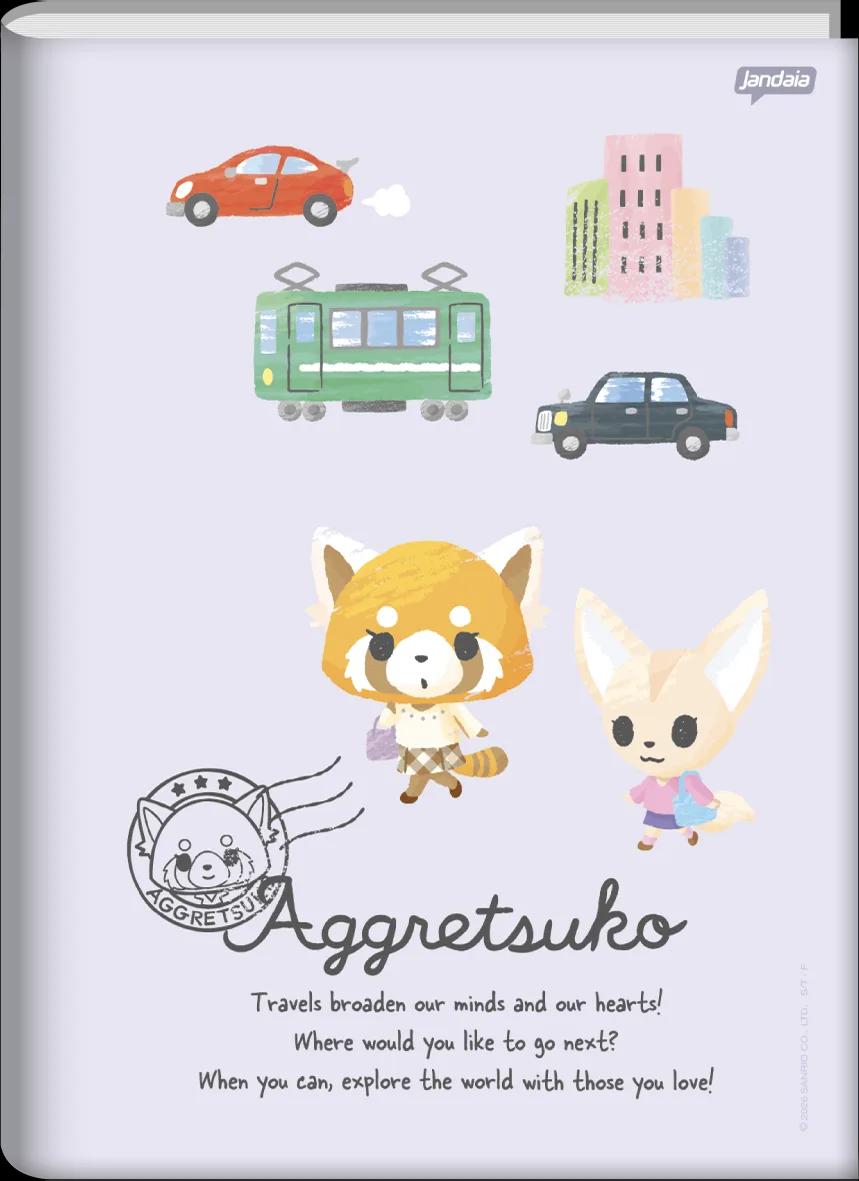 CADERNO BROCHURA CAPA DURA UNIVERSITÁRIO 80 FOLHAS - SANRIO FRIENDS — miniatura 4