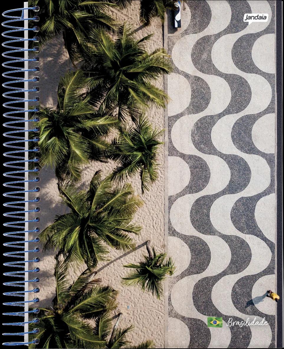 CADERNO ESPIRAL 1/8 CAPA DURA 96 FOLHAS - BRASILIDADE — miniatura 3