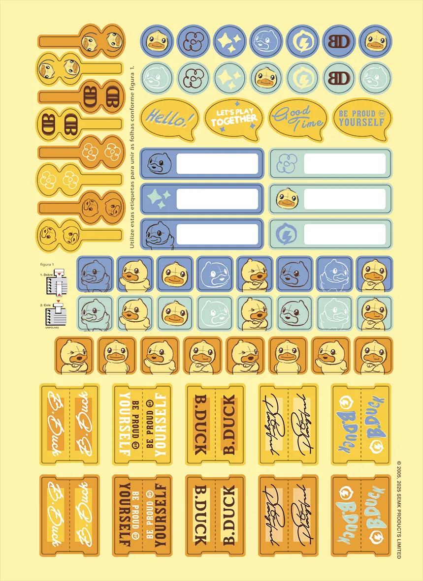 CADERNO ESPIRAL CAPA DURA 1/4 80 FOLHAS - B. DUCK — miniatura 2