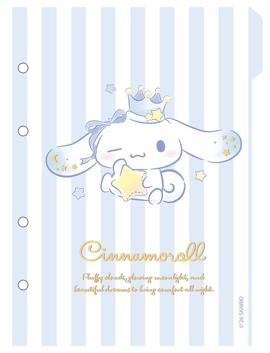 CADERNO COLLEGE CAPA DURA 80 FOLHAS ARGOLADO - CINNAMOROLL — miniatura 2