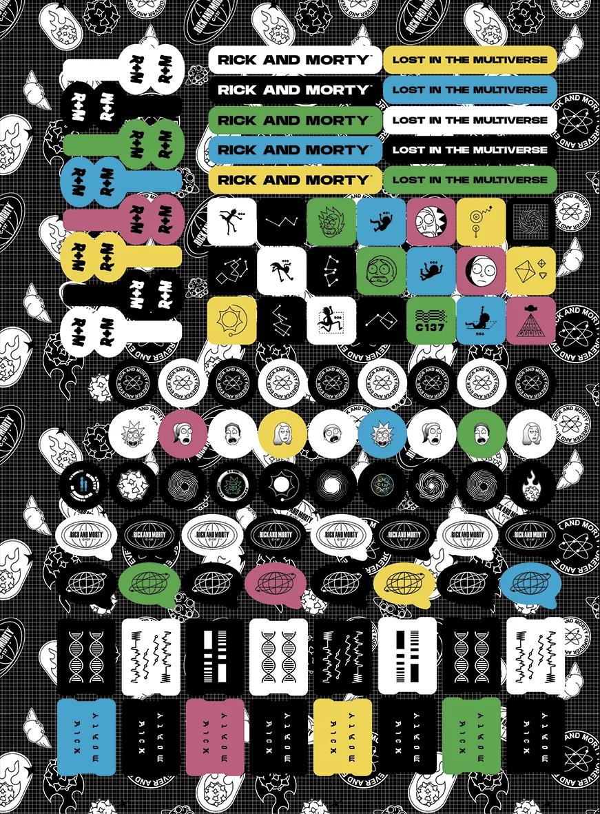 CADERNO ESPIRAL UNIVERSITÁRIO CAPA DURA 10 MATÉRIAS 160 FOLHAS - RICK AND MORTY — miniatura 6