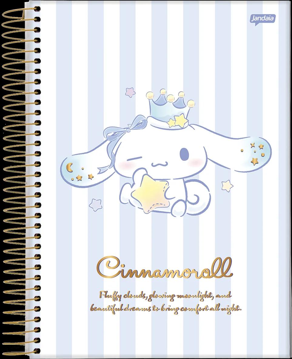 CADERNO ESPIRAL UNIVERSITÁRIO CAPA DURA 10 MATÉRIAS 160 FOLHAS - CINNAMOROLL — miniatura 4