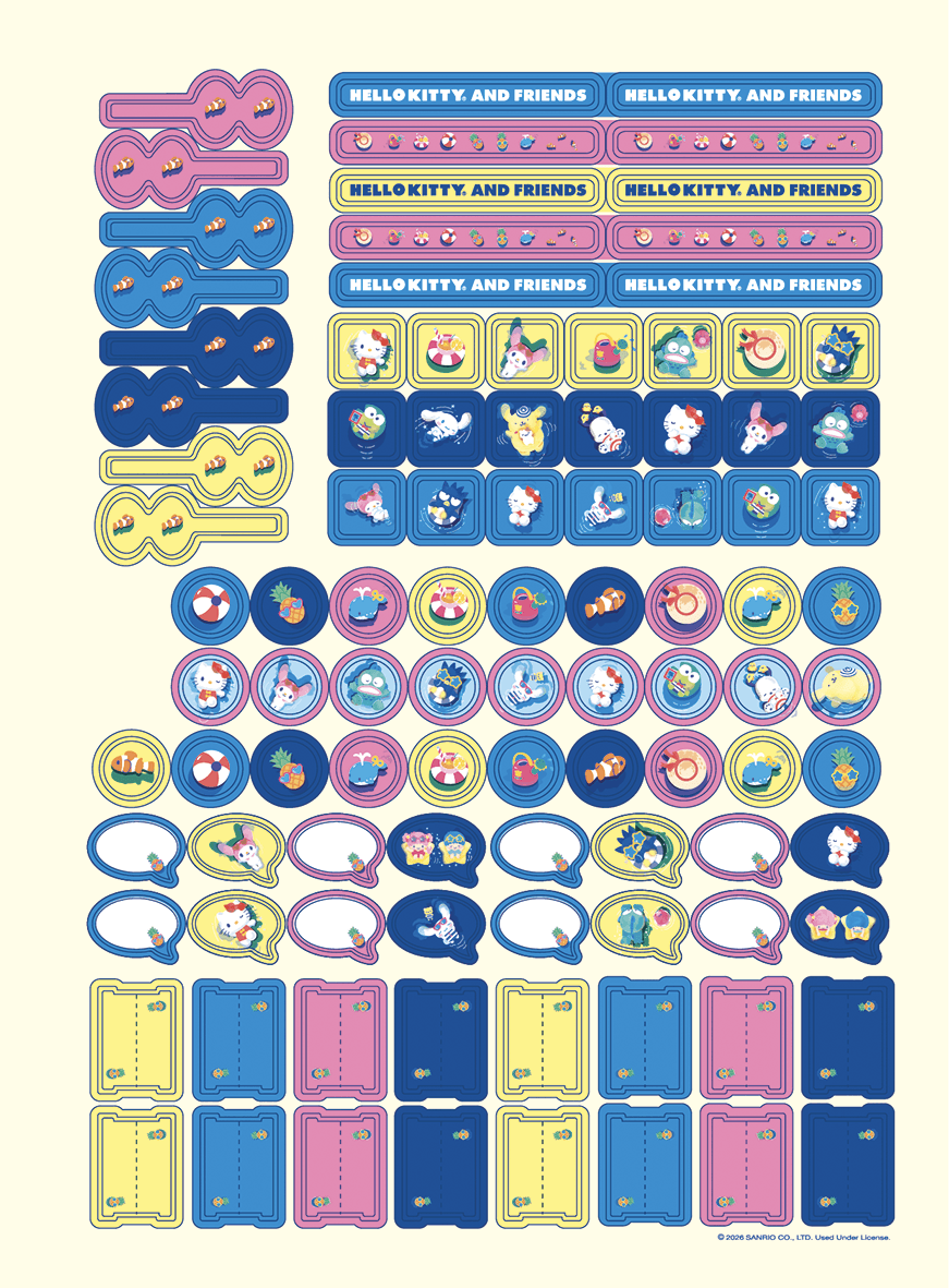 CADERNO ARGOLADO UNIVERSITÁRIO 80 FOLHAS - HELLO KITTY & AMIGOS BUBBLE — miniatura 8