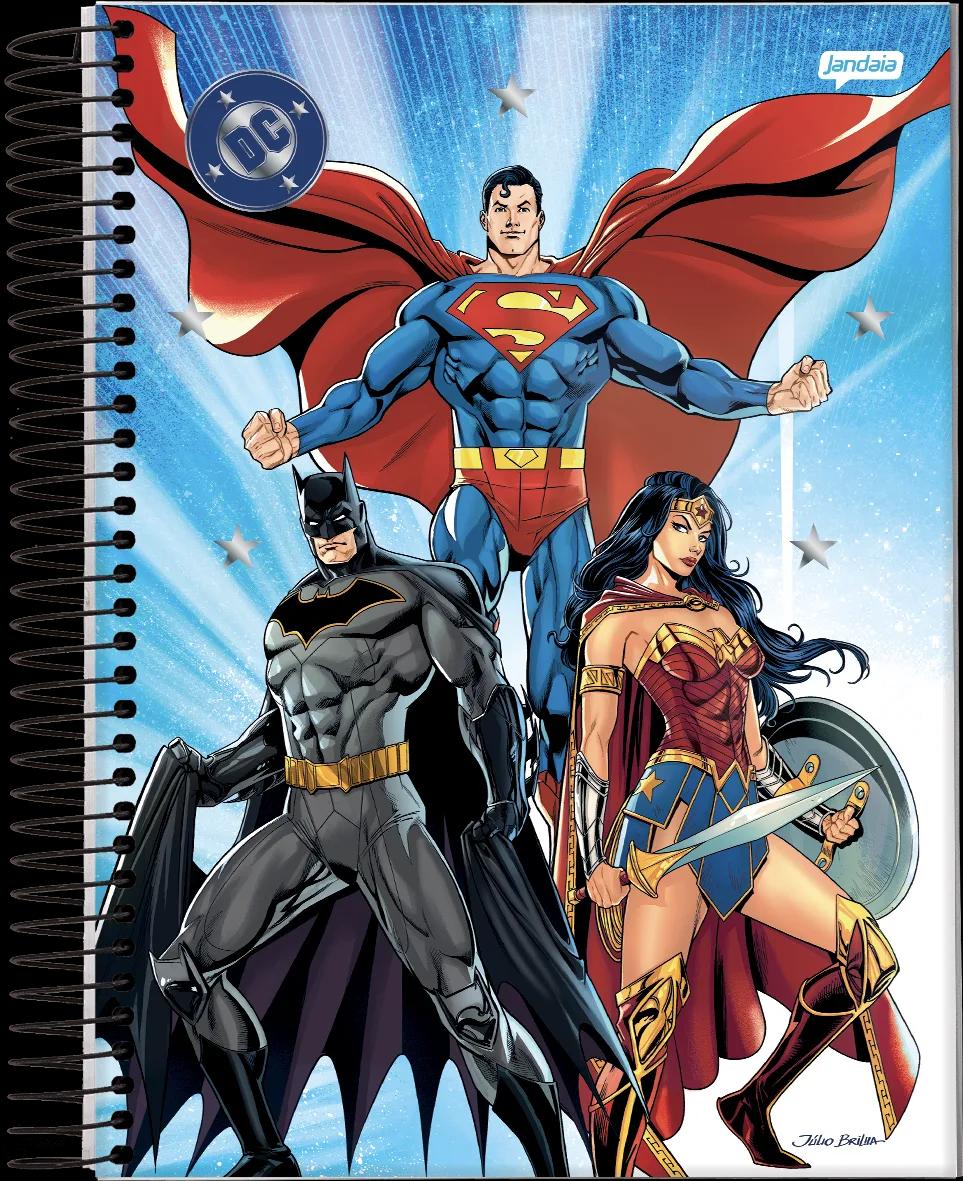 CADERNO ESPIRAL UNIVERSITÁRIO CAPA DURA 01 MATÉRIA 80 FOLHAS - DC COMICS — miniatura 5