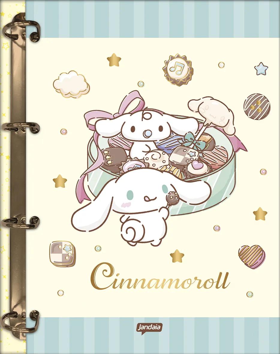 CADERNO COLLEGE CAPA DURA 80 FOLHAS ARGOLADO - CINNAMOROLL — miniatura 4
