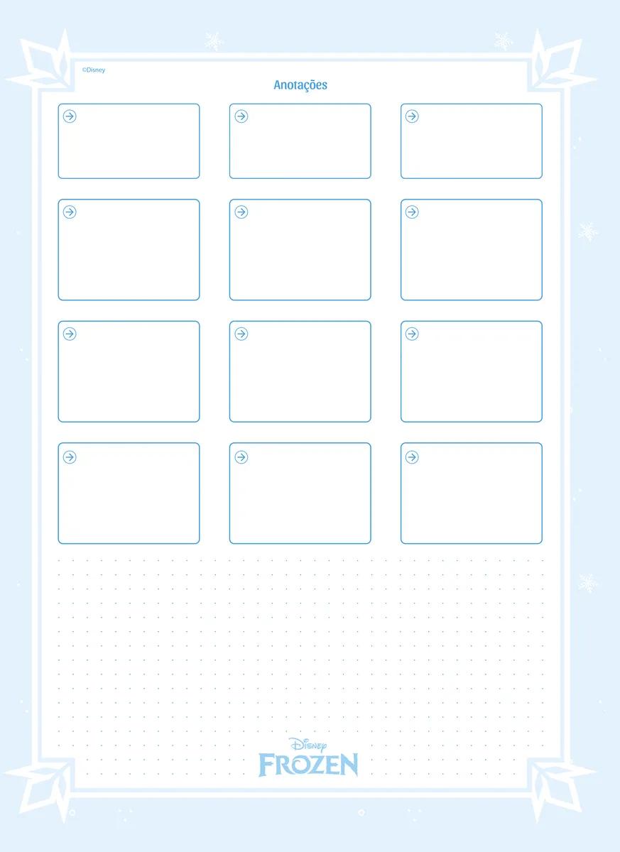 CADERNO ESPIRAL CAPA DURA 1/4 80 FOLHAS - FROZEN — miniatura 10