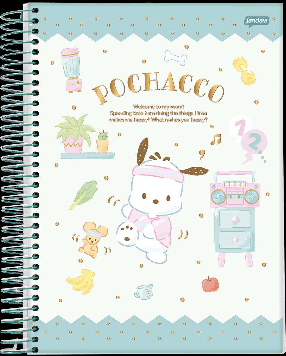 CADERNO ESPIRAL UNIVERSITÁRIO CAPA DURA 10 MATÉRIAS 160 FOLHAS - POCHACCO — miniatura 3