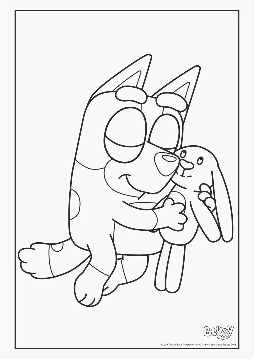 FOLHAS ILUSTRAÇÃO 180G A4 - BLUEY — miniatura 7
