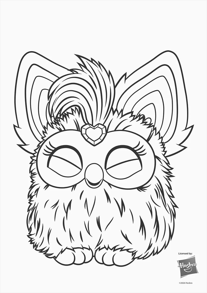 FOLHAS ILUSTRAÇÃO 180G A4 - FURBY — miniatura 23