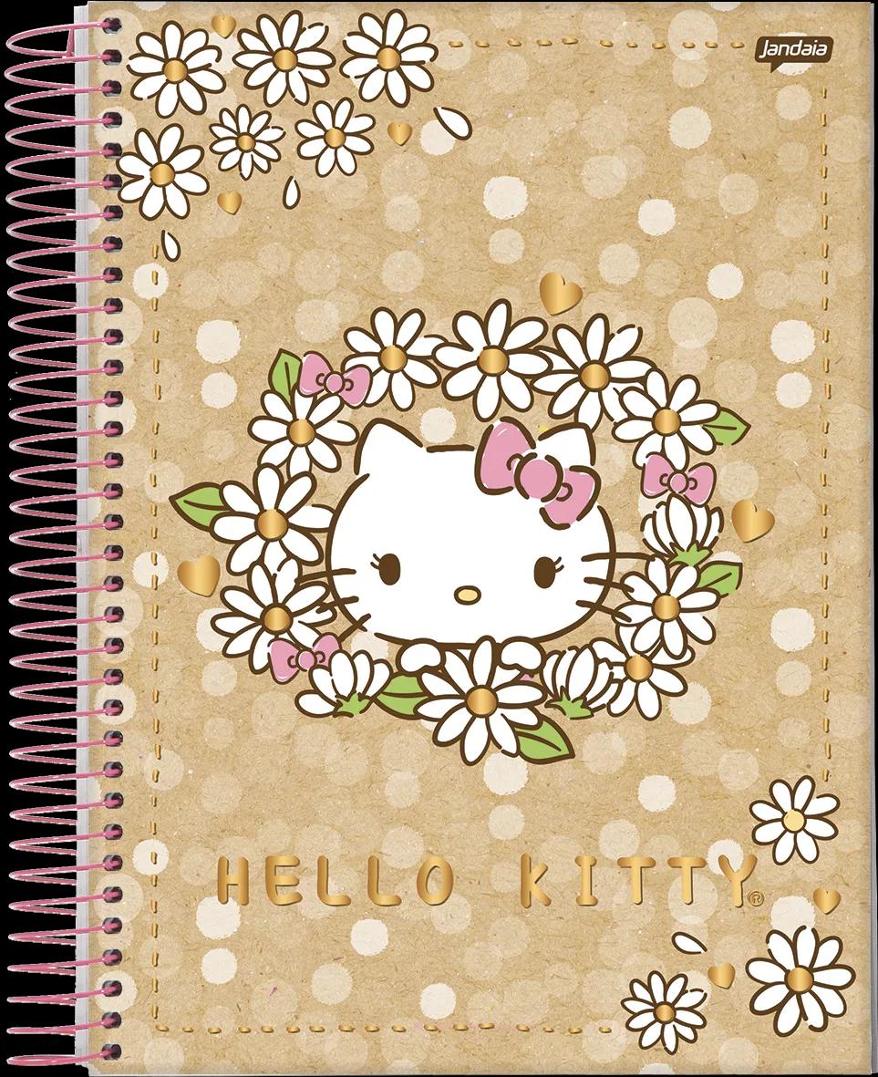 CADERNO ESPIRAL CAPA DURA 1/8 80 FOLHAS - HELLO KITTY KRAFT — miniatura 8