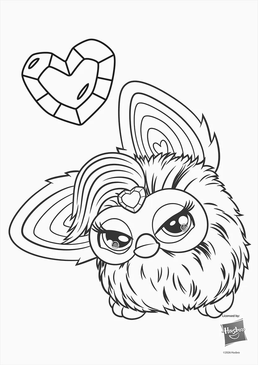 FOLHAS ILUSTRAÇÃO 180G A4 - FURBY — miniatura 8