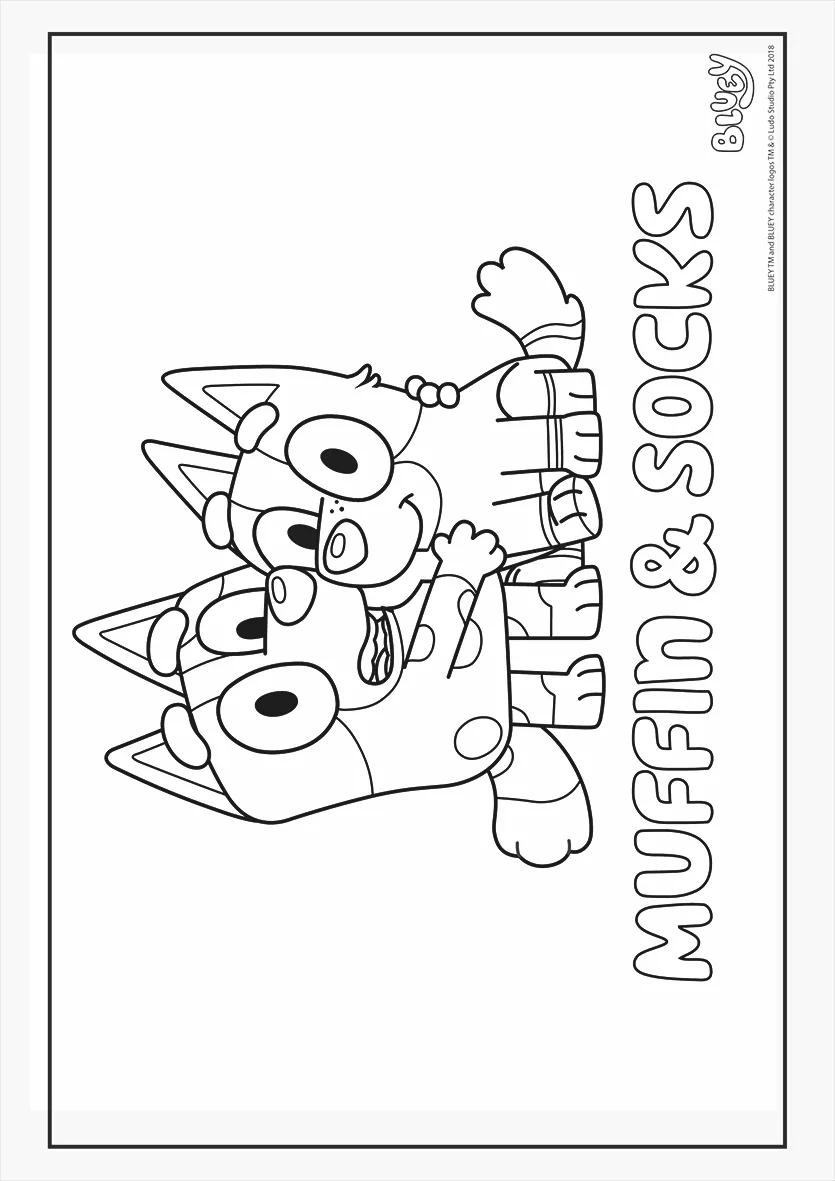 FOLHAS ILUSTRAÇÃO 180G A4 - BLUEY — miniatura 8