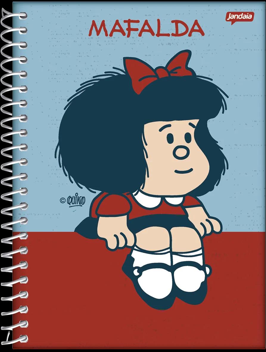 CADERNO ESPIRAL CAPA DURA 10 MATÉRIAS COLLEGE - MAFALDA — miniatura 4