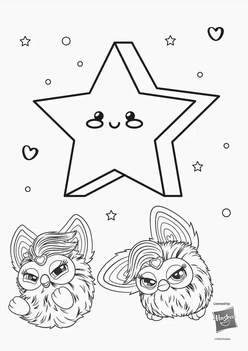 FOLHAS ILUSTRAÇÃO 180G A4 - FURBY — miniatura 28