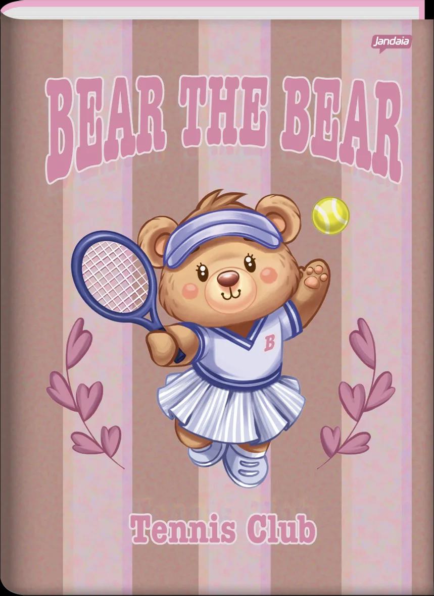 CADERNO BROCHURA CAPA DURA UNIVERSITÁRIO 80 FOLHAS - BEAR THE BEAR — miniatura 4