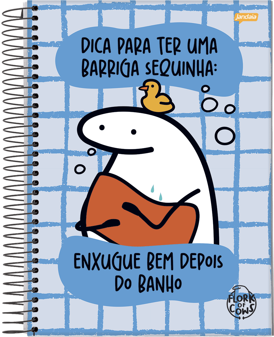 CADERNO ESPIRAL UNIVERSITÁRIO CAPA DURA 10 MATÉRIAS 160 FOLHAS - FLORK — miniatura 2