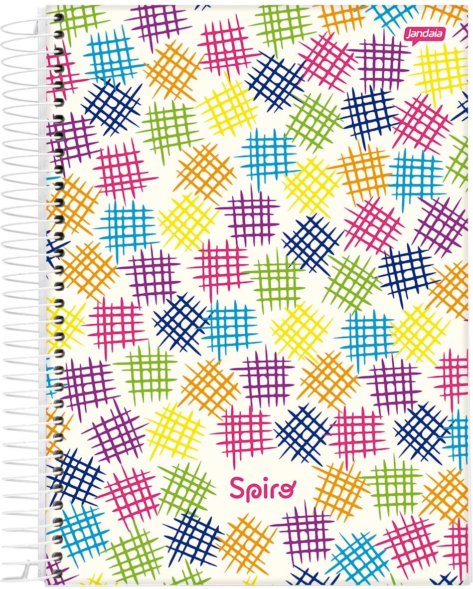 CADERNO ESPIRAL UNIVERSITÁRIO CAPA DURA 01 MATÉRIA 80 FOLHAS - SPIRO