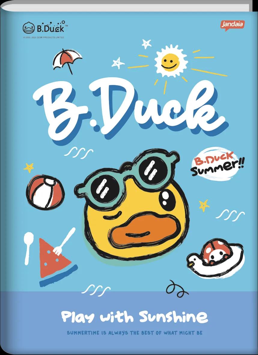 CADERNO BROCHURA CAPA DURA UNIVERSITÁRIO 80 FOLHAS - B. DUCK — miniatura 3