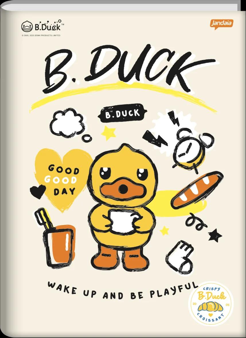 CADERNO BROCHURA CAPA DURA UNIVERSITÁRIO 80 FOLHAS - B. DUCK — miniatura 4