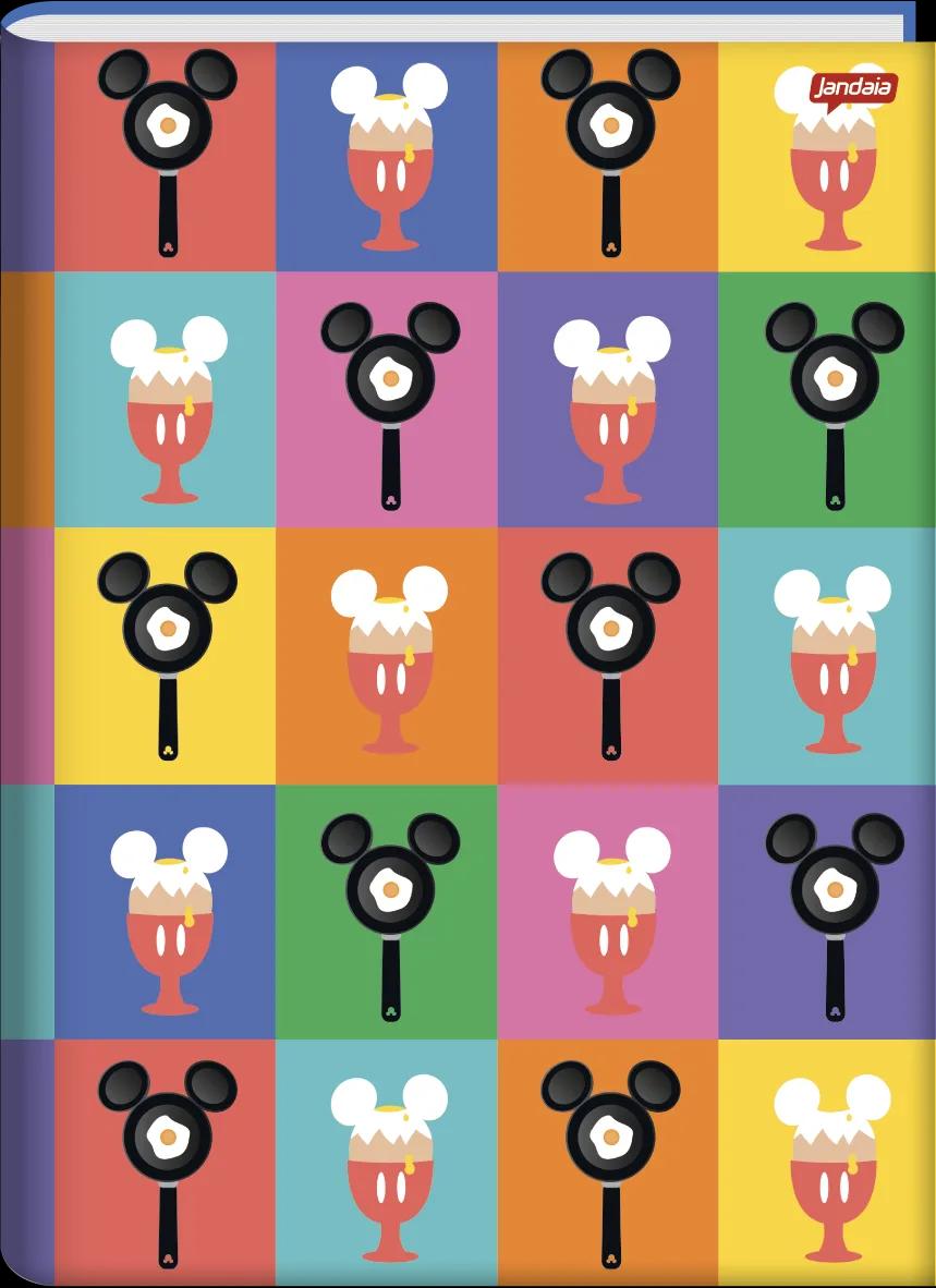 CADERNO BROCHURA CAPA DURA 1/4 80 FOLHAS - MICKEY HEADS — miniatura 4