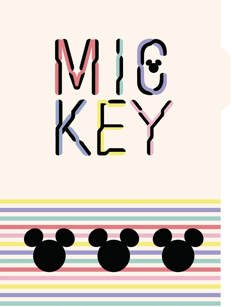 CADERNO UNIVERSITÁRIO CAPA DURA 01 MATÉRIA 80 FOLHAS NEO - MICKEY ARTS — miniatura 2