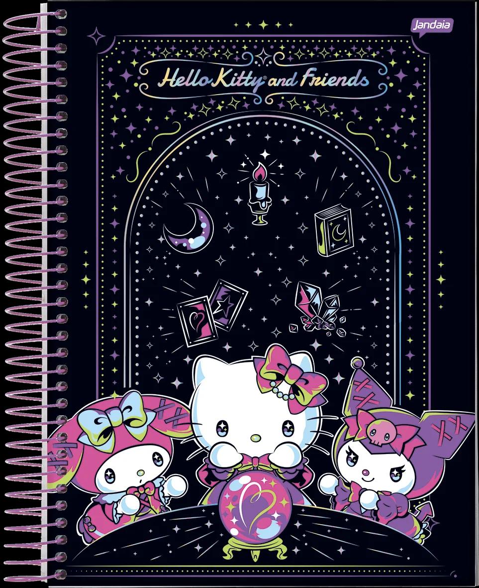 CADERNO ESPIRAL UNIVERSITÁRIO CAPA DURA 10 MATÉRIAS 160 FOLHAS - BESTIES FOREVER — miniatura 4