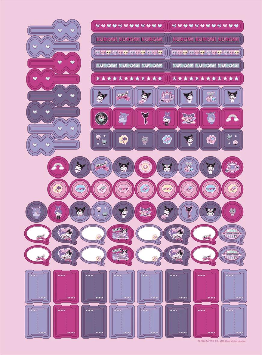 CADERNO ESPIRAL UNIVERSITÁRIO CAPA DURA 01 MATÉRIA 80 FOLHAS - KUROMI — miniatura 7