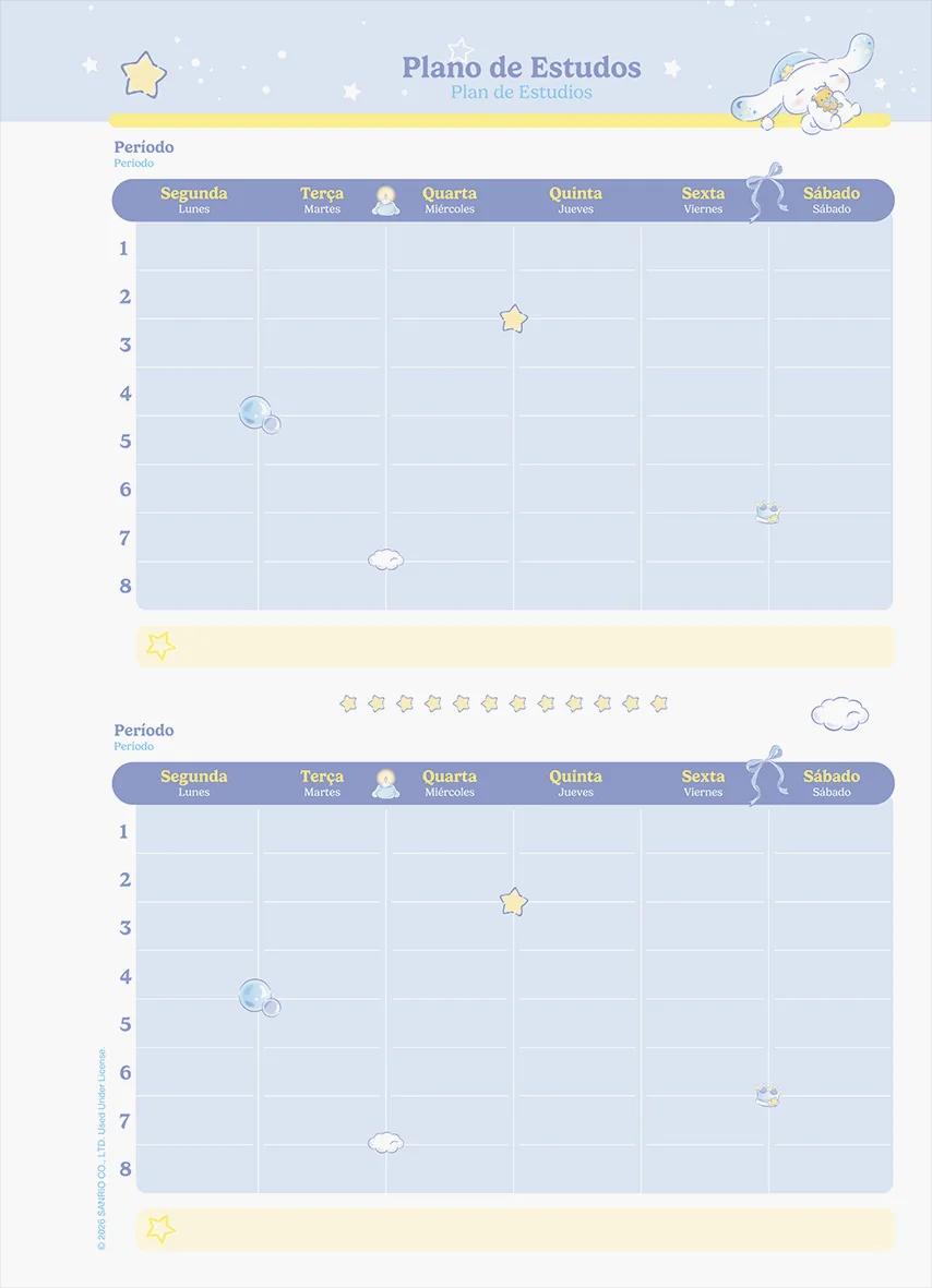 AGENDA PLANEJAMENTO LOMABADA QUADRADA 175X242MM - CINNAMOROLL — miniatura 3