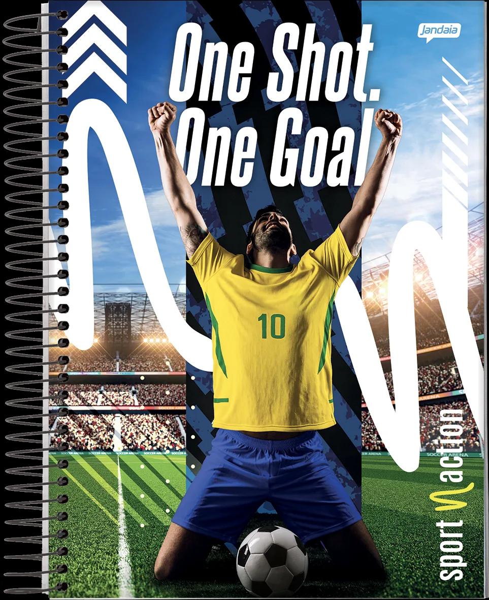 CADERNO ESPIRAL UNIVERSITÁRIO CAPA DURA 10 MATÉRIAS  160  FOLHAS - SPORT — miniatura 2