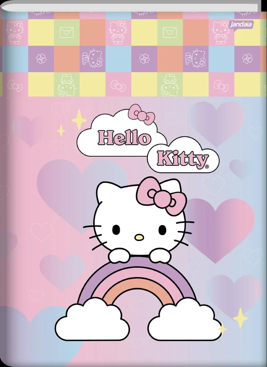 CADERNO BROCHURA CAPA DURA UNIVERSITÁRIO 80 FOLHAS - HELLO KITTY — miniatura 2